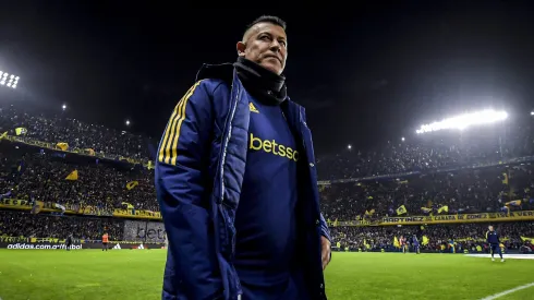 Jorge Almirón, contento por el resultado de Boca.