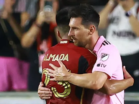 En su reencuentro con Messi, Thiago Almada se animó a algo que nunca antes había hecho