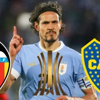 Cavani arregló su salida del Valencia: ¿Llega a jugar la Libertadores con Boca?