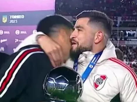 VIDEO | El enorme gesto de Enzo Pérez con Elías Gómez en la celebración de River