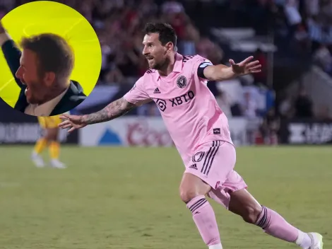 VIDEO | La increíble reacción de Beckham tras el golazo de Messi de tiro libre