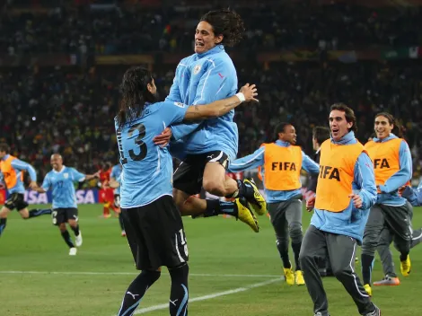 Abreu y una inesperada chicana a Cavani en la previa de Boca vs. Nacional