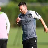 ¡Cuidado, Leo! Messi se dobló el pie en la práctica del Inter Miami