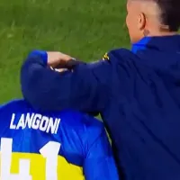 VIDEO El desgarrador llanto de Langoni tras el triunfo de Boca: ¿Volvió a lesionarse?