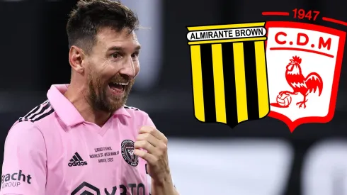 Sorpresa: Messi apareció en el clásico entre Almirante Brown y Morón