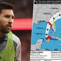 Alerta por el huracán Idalia: la AMENAZA para el próximo partido del Inter Miami de Messi