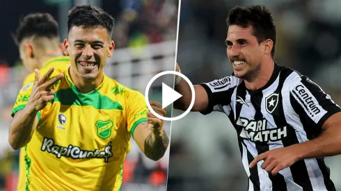 Defensa vs. Botafogo por la Copa Sudamericana.