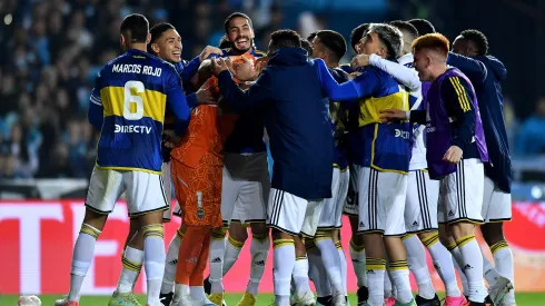 Boca festejando el pase a semifinales.