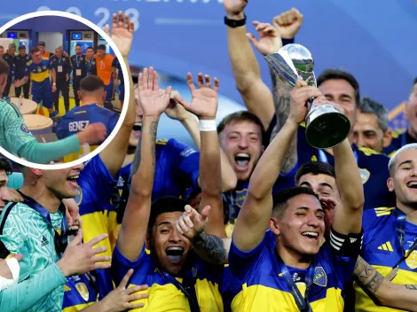 VIDEO | Valentín Fascendini y una impresionante arenga previa al Boca - AZ Alkmaar