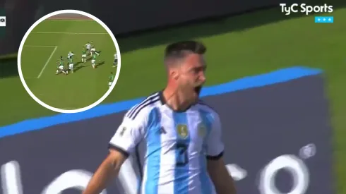 Tagliafico sorprendió en el área y convirtió su primer gol con la Selección en La Paz (VIDEO)