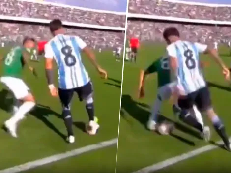 El caño de Enzo Fernández contra Bolivia (VIDEO)