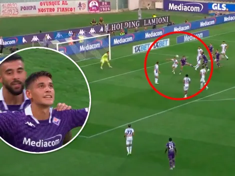 VIDEO | Martínez Quarta, de cabeza, puso el 2 a 1 para la Fiorentina