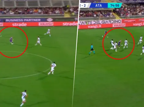 VIDEO | La apilada de Beltrán en el tercer gol de la Fiorentina