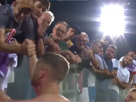 VIDEO | El gesto de Beltrán con un hincha de River tras la victoria de Fiorentina