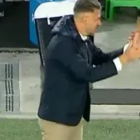 No se vio: el saludo de Demichelis con Enzo Pérez y Nacho Fernández