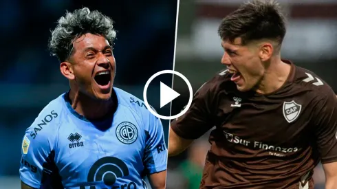 Belgrano vs. Platense por la Copa de la Liga.