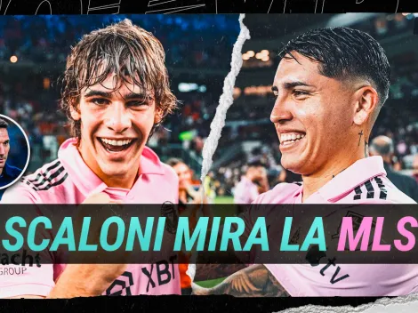 Scaloni, atento a los socios de Messi en Inter Miami