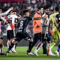 Tomás Marchiori habló del cruce con Borja tras el triunfo de River ante Atlético Tucumán