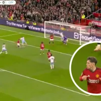 VIDEO El primer gol de Garnacho en la temporada