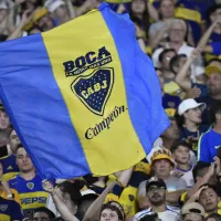 Banderas en Boca Predio antes de la serie contra Palmeiras