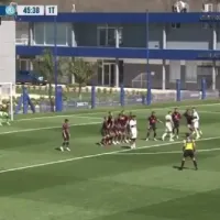 VIDEO Taborda y un golazo en la reserva de Boca para seguir pidiendo minutos en primera