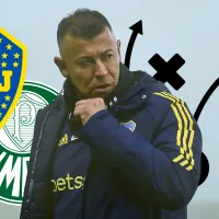 Con doble 9: el XI que probó Almirón en la última práctica antes de enfrentar a Palmeiras