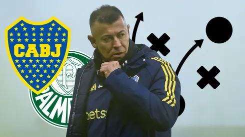 Con doble 9: el XI que probó Almirón en la última práctica antes de enfrentar a Palmeiras