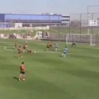 VIDEO Golazo del Diablito Echeverri con la Selección Argentina Sub-17