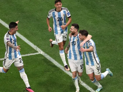 Si no llega el 10: Julián Álvarez sería el reemplazante de Messi en la Selección