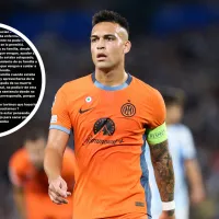 Lautaro Martínez recibió una condena en Italia y soltó un fuerte descargo: \'Asco\'