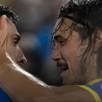 Merentiel volvió a motivar a Cavani antes de la final de Libertadores: \'Le dije que...\'