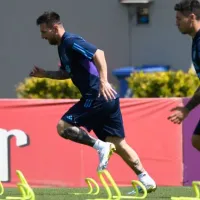 La imagen de Messi en el entrenamiento de la Selección que ilusionó a todos