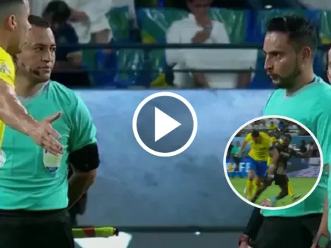 La furia de CR7 contra el árbitro por un polémico gol contra Al Nassr