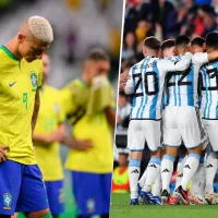 Scaloni le apunta al historial de la Selección con Brasil