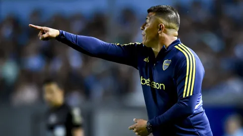 Jorge Almirón durante la derrota de Boca en Avellaneda.