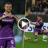VIDEO  Beltrán se destapó como goleador en Fiorentina con un doblete en 10 minutos