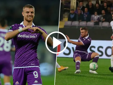 VIDEO | Beltrán se destapó como goleador en Fiorentina con un doblete en 10 minutos