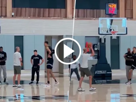 VIDEO: la lección que le dio Manu Ginóbili a la nueva estrella de la NBA