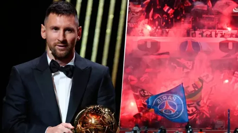 El PSG esperaba que Lionel Messi lo mencionara en su discurso en la ceremonia del Balón de Oro 2023. Getty Images.