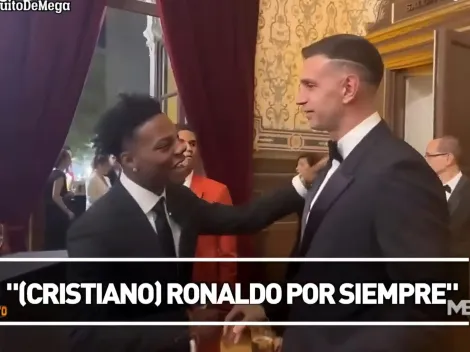 ¿Cristiano Ronaldo? La respuesta de Dibu Martínez a la provocación de un influencer