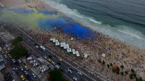Los hinchas de Boca coparon Copacabana