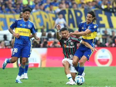 Cavani fue duramente cuestionado por los hinchas de Boca en la final ante Fluminense