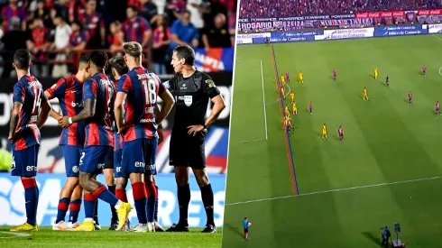 Baliño trazó líneas y anuló el gol de Barrios.