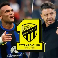 Lautaro Martínez y las tres estrellas que Al Ittihad ficharía para Gallardo