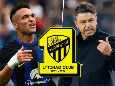 Lautaro Martínez y las tres estrellas que Al Ittihad ficharía para Gallardo