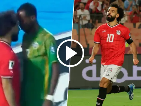 VIDEO | Un jugador de Yibuti enfrentó a Salah y casi termina en escándalo