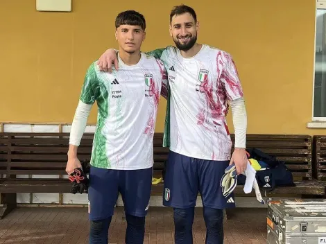 Inesperado: el juvenil argentino que entrenó con la Selección de Italia