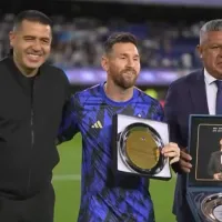 El homenaje de Riquelme a Messi por ganar el Balón de Oro