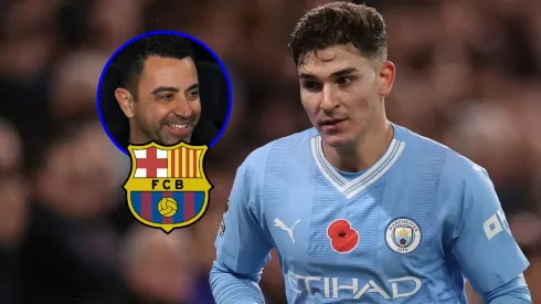 Julián Álvarez, en la mira de Xavi Hernández y Barcelona.