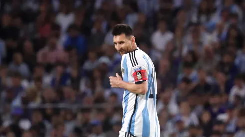 Messi se prepara para el partido ante Brasil.